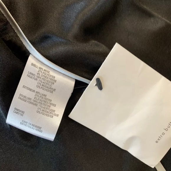 🌸NEW Calvin Klein Women’s Wool & Faux fur Collar Maxi Trench Coat Sz 6 NWT. - Picture 10 of 16